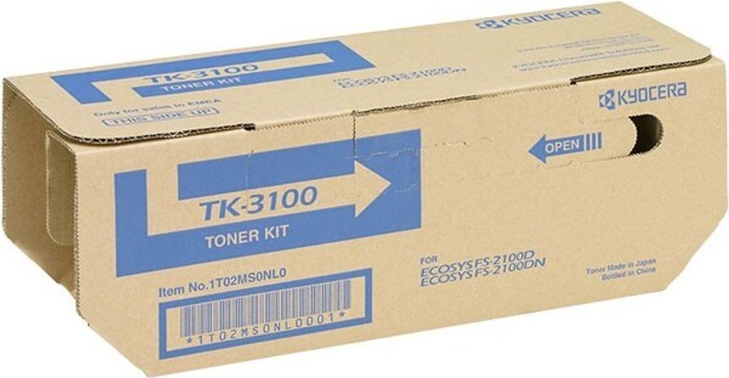 KYOCERA TK-3100, 12500 strany, Čierna, 1 kusov Obrázok produktu 