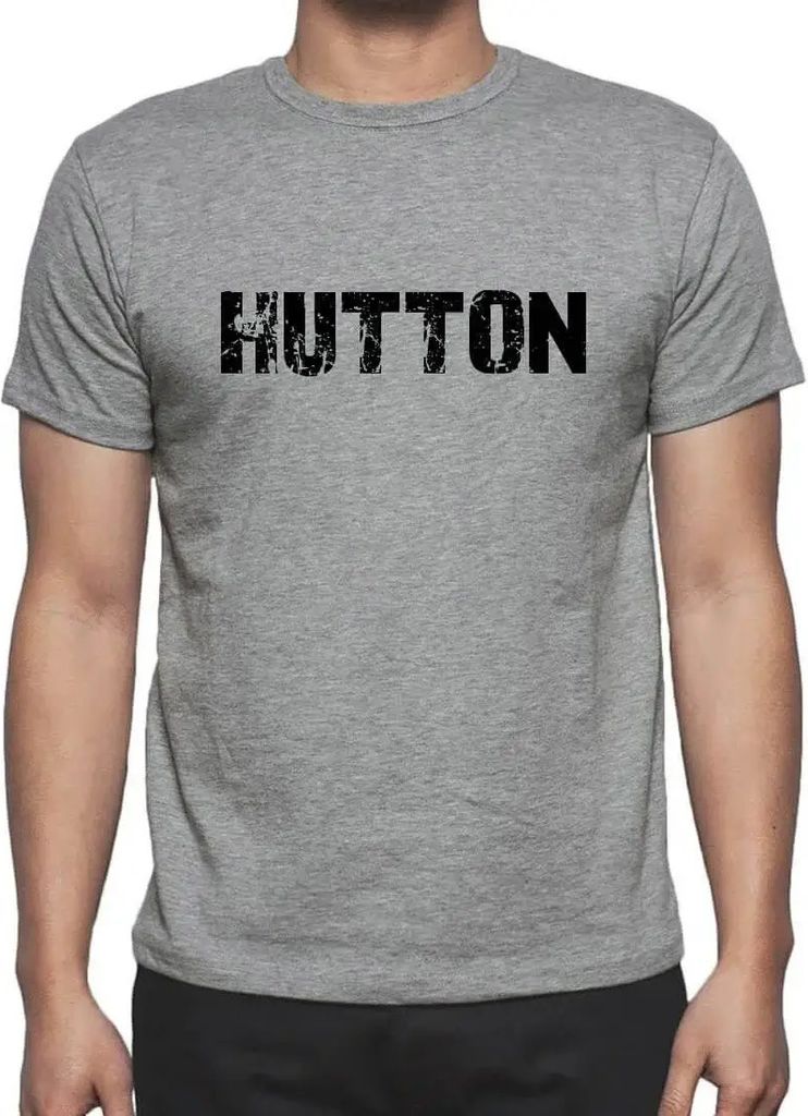Herren Grafik T-Shirt Hutton Öko-Verantwortlich Vintage Jahrgang Kurzarm Lustige Druck Geburtstag Geschenk Mann