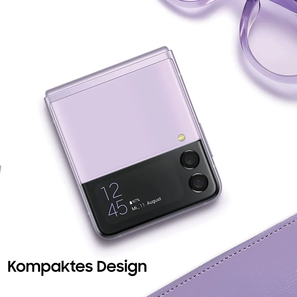 Galaxy Z Flip3 5G Violet 128 Go : Écran Dynamic AMOLED et Mode Flex - 14