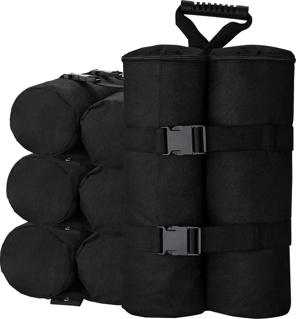 Sacs à sable pour pavillons lestés lot de 4 réutilisables haute densité