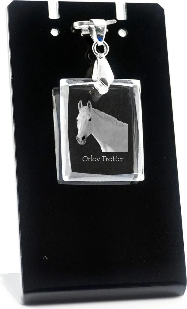 Ciondolo Orlovský Klusák in Cristallo Art-Dog - Gioiello Cavallo Unico