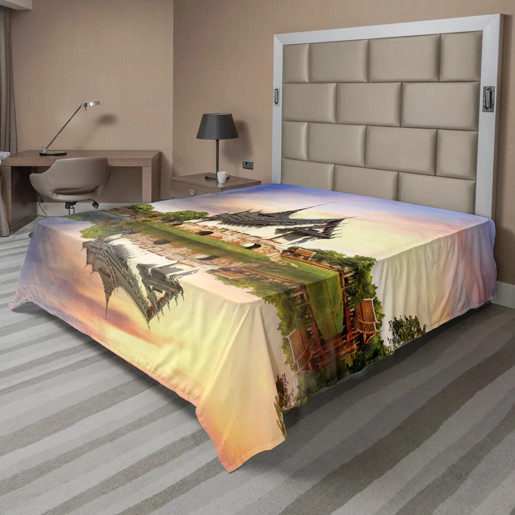 Lenzuolo Sopra ABAKUHAUS 260x228 cm - Tempio Asiatico Multicolore