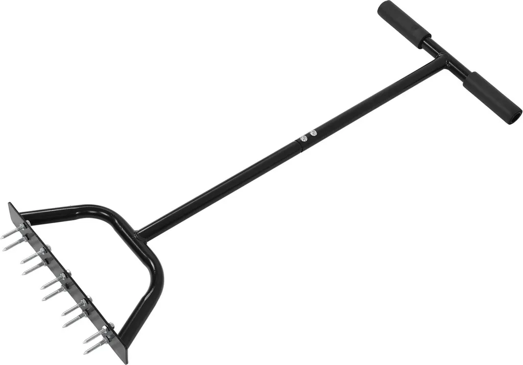 Grelinette 5 dents à pédale large pour ameublir la terre du jardin