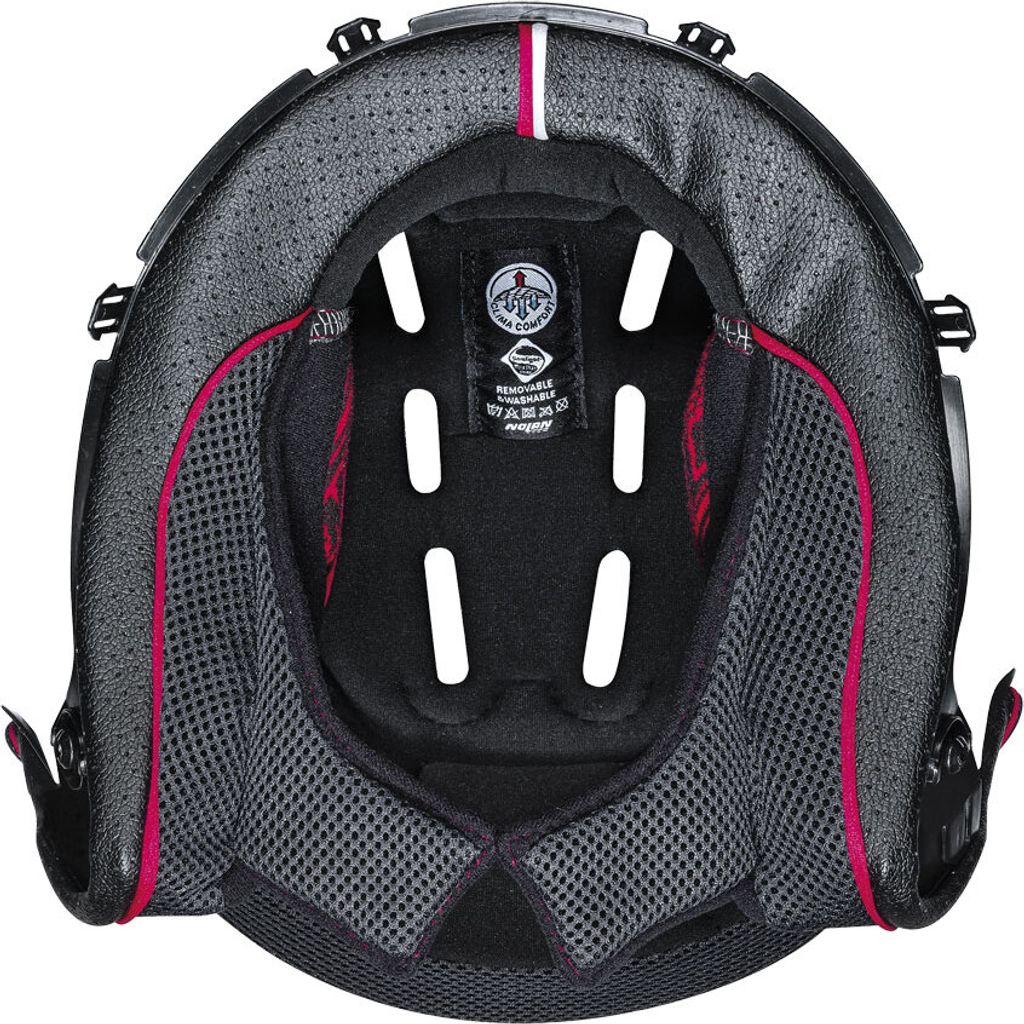 Interno Casco CLIMA COMFORT N-COM Taglia XXL Nero Rosso Immagine del prodotto 