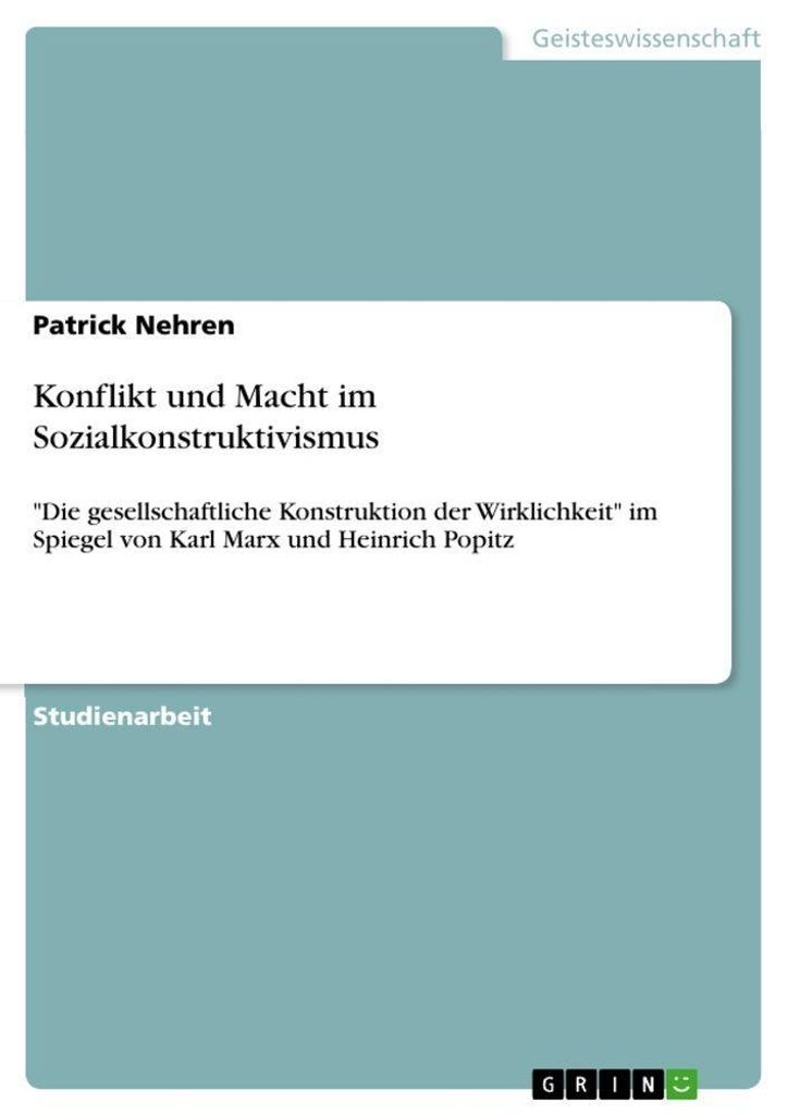 Konflikt und Macht im Sozialkonstruktivismus