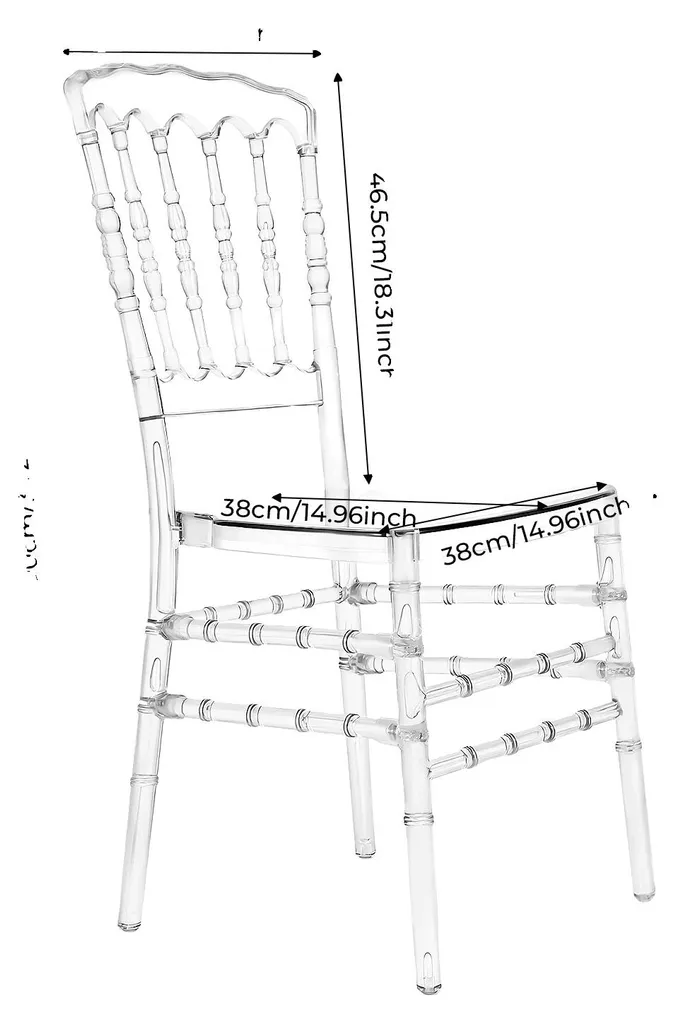 Chaise de repas blanche moderne pour petit espace et studio urbain