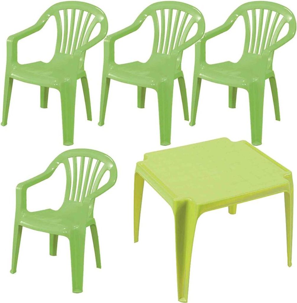 Kindergartenmöbel Progarden Kindermonoblock Set 4 -Sitzer 5 Produktbild 