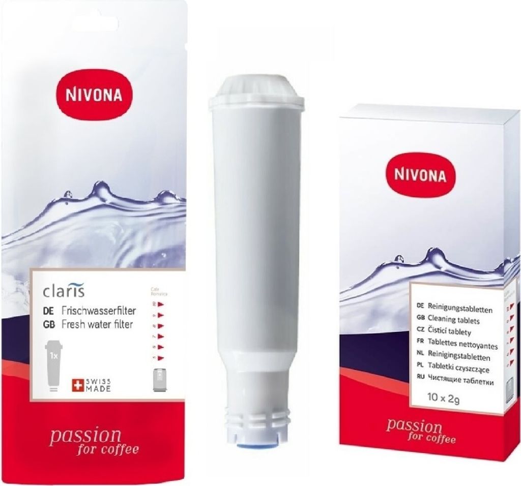 Nivona Kaffeemaschinen-Set, Filter NIRF700, Reinigungstabletten NIRT701