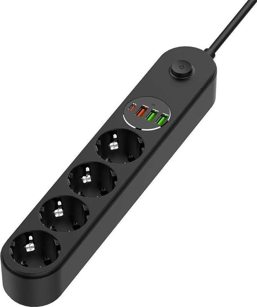 Fini le Manque de Prises avec la Multiprise ColorWay CW-CHE44PDB USB-C