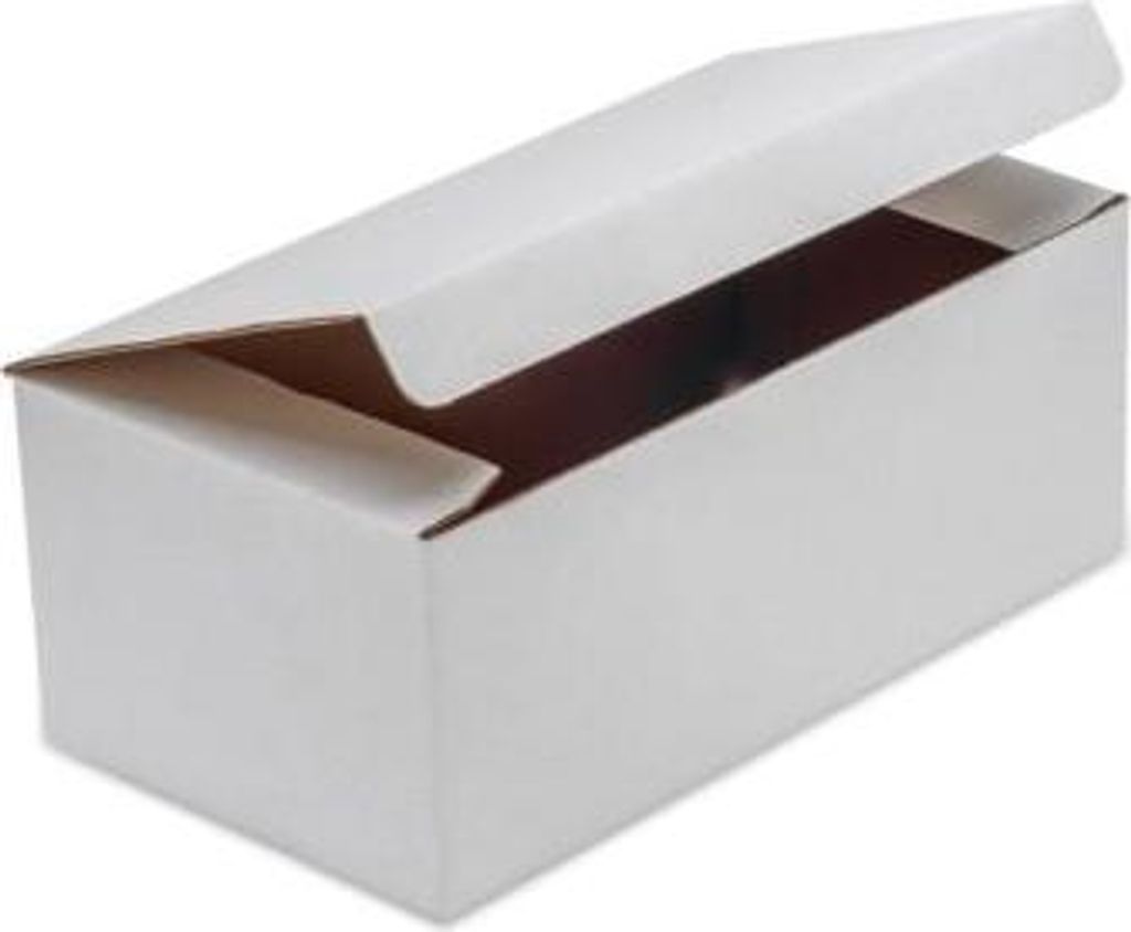 Karton Stanzform Kartonbox Karton 290 x 160 x 110 mm F215 Weiß Größe B