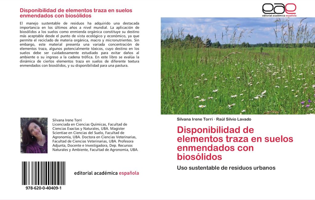 Disponibilidad de elementos traza en suelos enmendados con biosólidos