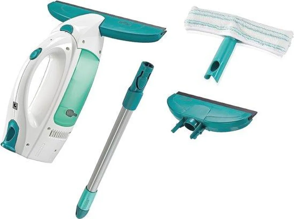 Lave-vitres rotatif à 360° avec raclette et manche extensible - Kit complet