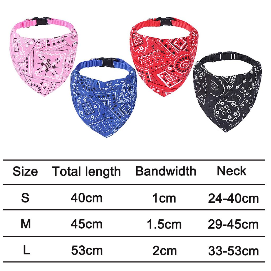 4er-Set Oster-Hundeschals – Niedliche Bandanas Für Deinen Hund