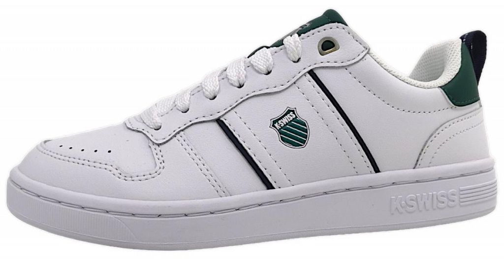 K-Swiss Lozan Match sportlicher Schnürer Weiß in Gr. 42