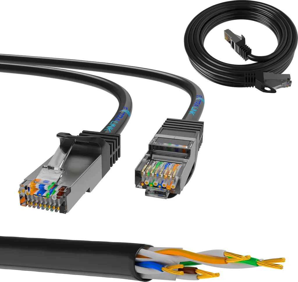 Cavo patch LAN Extralink Cat.5e FTP 2m Cavo patch Ethernet di rete