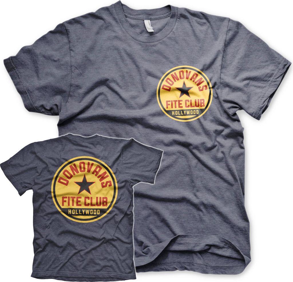 Donovans Fite Club T-Shirt - Medium - Navy-Heather