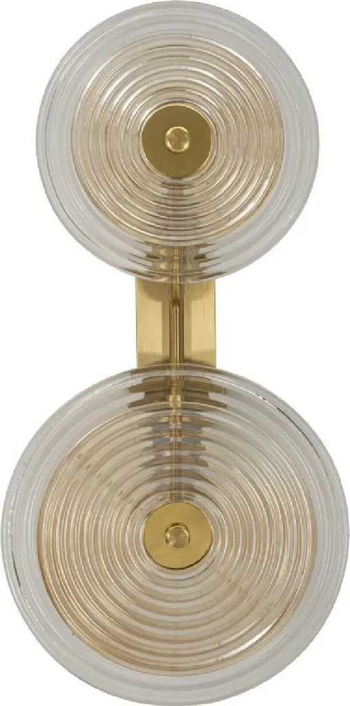 Mauro Ferretti Applique Venise: Lusso in Oro e Vetro E14 25x10x52