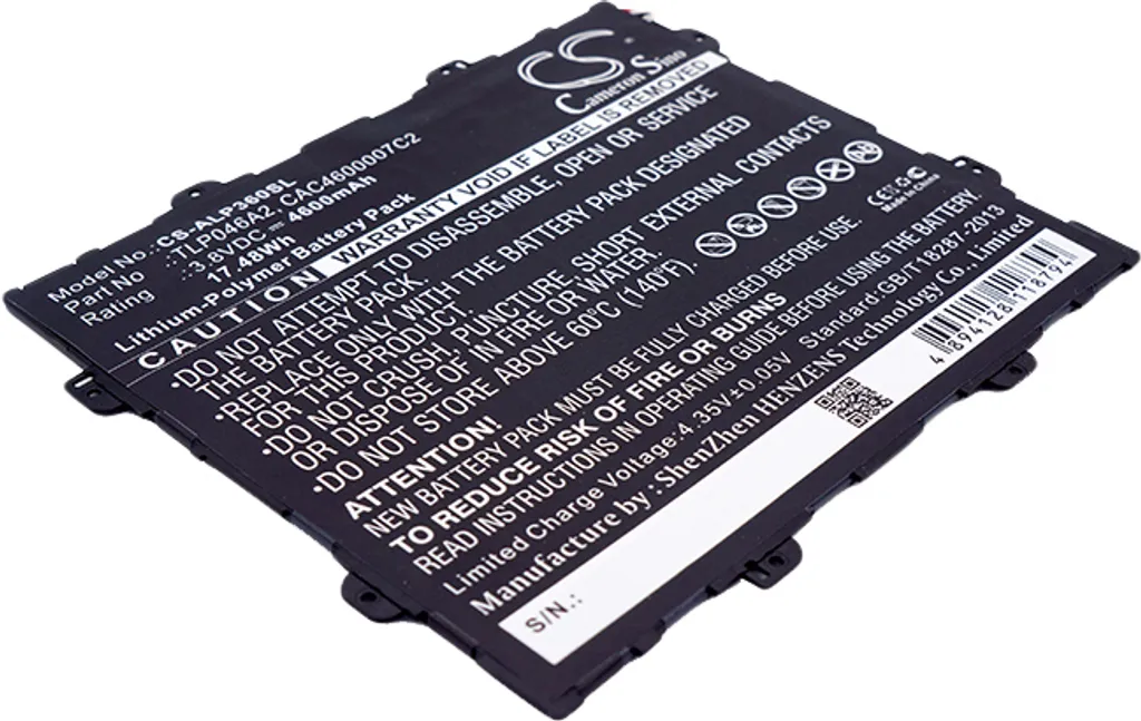 Batterie TECHTEK pour Alcatel One Touch POP 10 OT-P360X CAC4600007C2