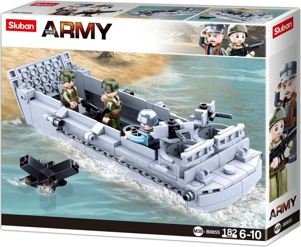 Sluban M38-B0855 - Allied Landings Craft Produktbild 