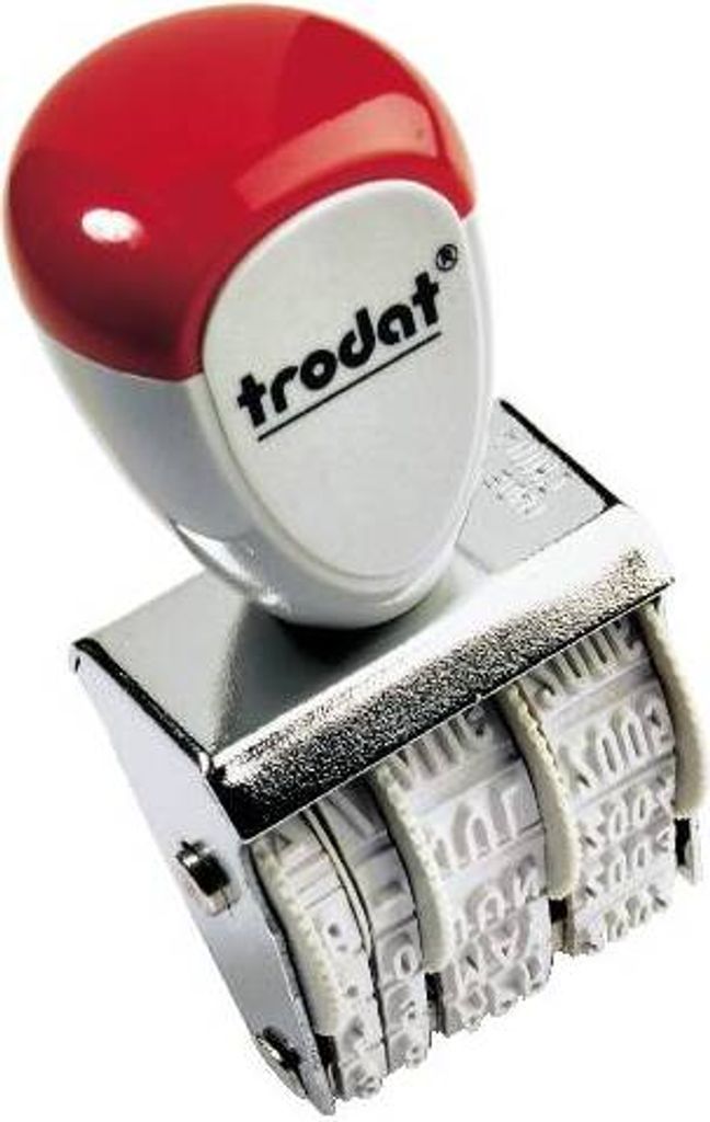 Trodat 1010 Classic Datumstempel Monat abgekürzt, Abdruckgröße 4 x 26 mm