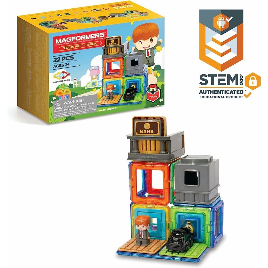 MAGFORMERS Town Bank 22 Stück