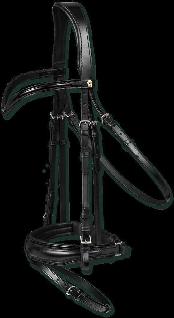 Waldhausen Trensenzaum S-Line Blackshine schwed. komb.