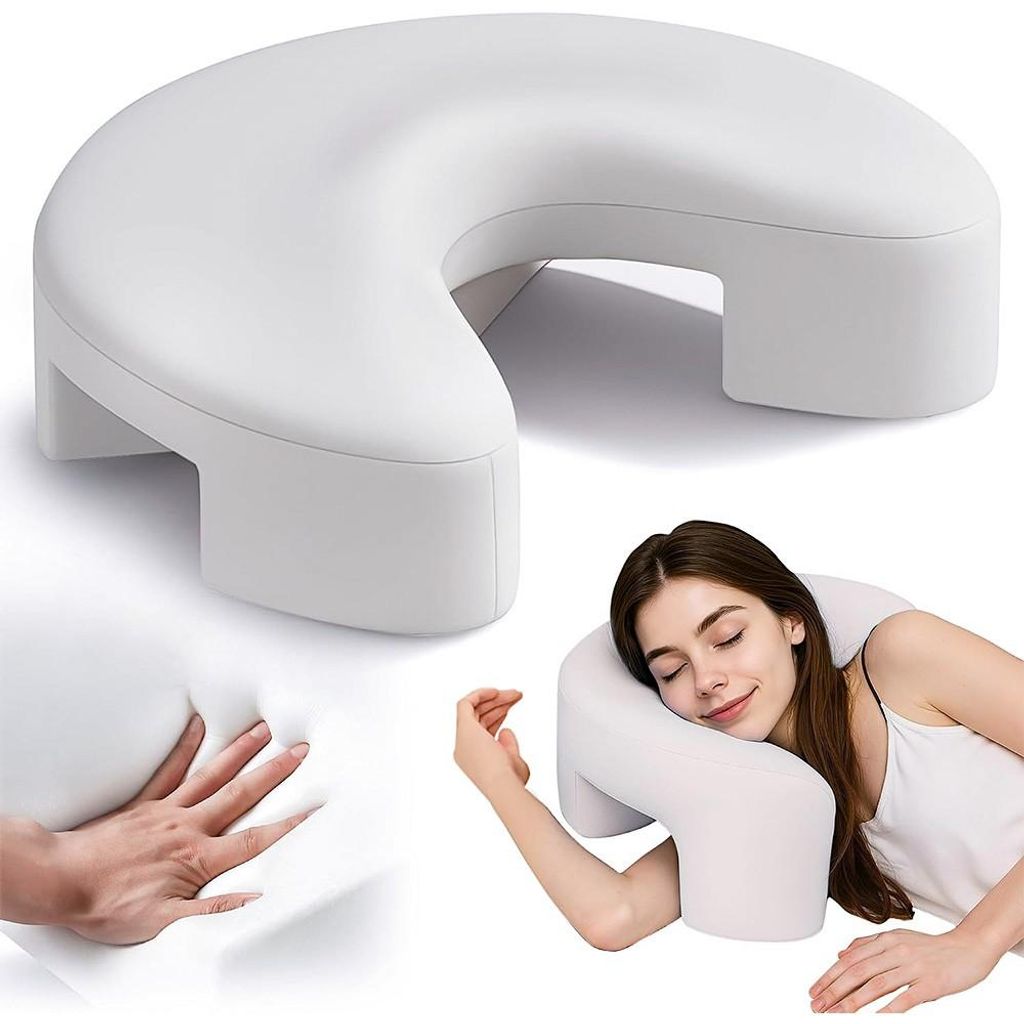 Seitenschläferkissen mit Armloch Memory Foam, Nackenkissen Produktbild 