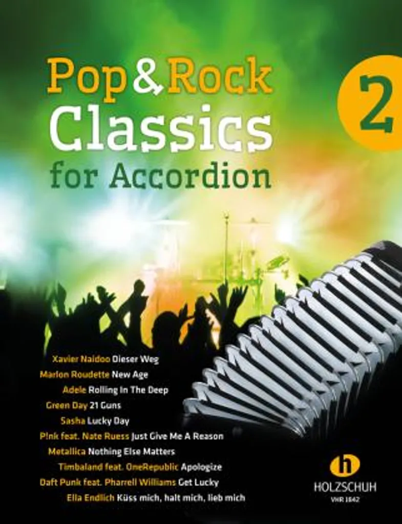 Jouer du rock à l'accordéon avec Pop & Rock Classics for Accordion 2