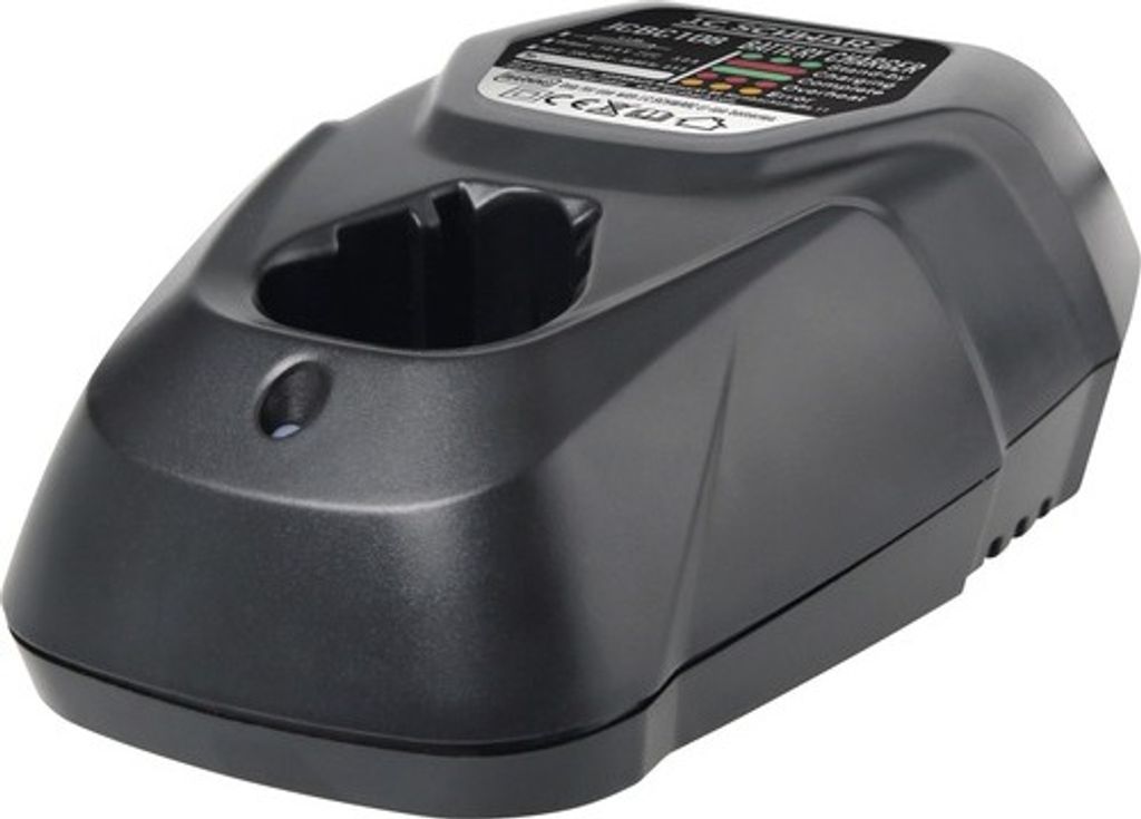 Ladegerät JC Schwarz für Akku 10,8V