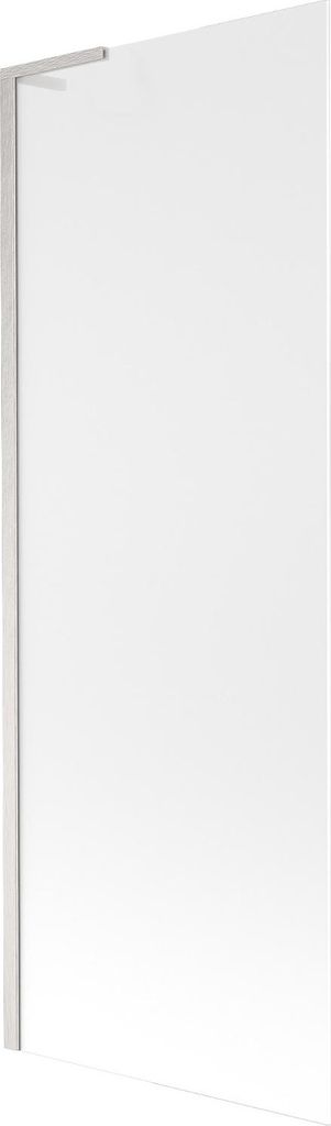 Mexen Next L Badewannenwand 1-flügelig 70 x 150 cm, matt, gebürsteter Nickel - 895-070-000-03-30-97