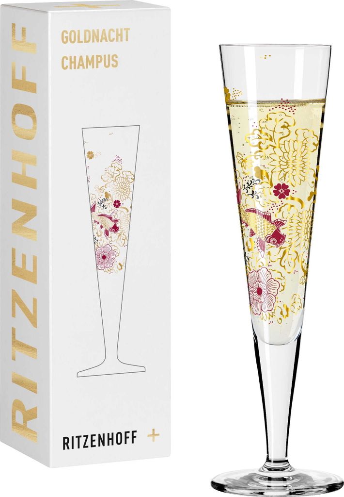 Goldnacht Champagnerglas #23 Von Kathrin Stockebrand
