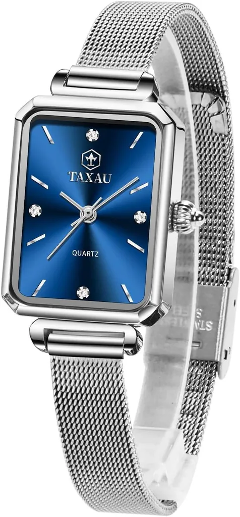 Orologio Argento Donna al Quarzo Impermeabile | Acciaio e Diamanti