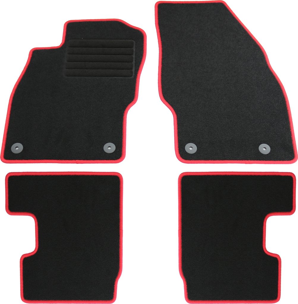 AD Tuning Fußmatten Set 4-teilig Für VW Caddy Maxi Life - Passgenaue Autoteppiche