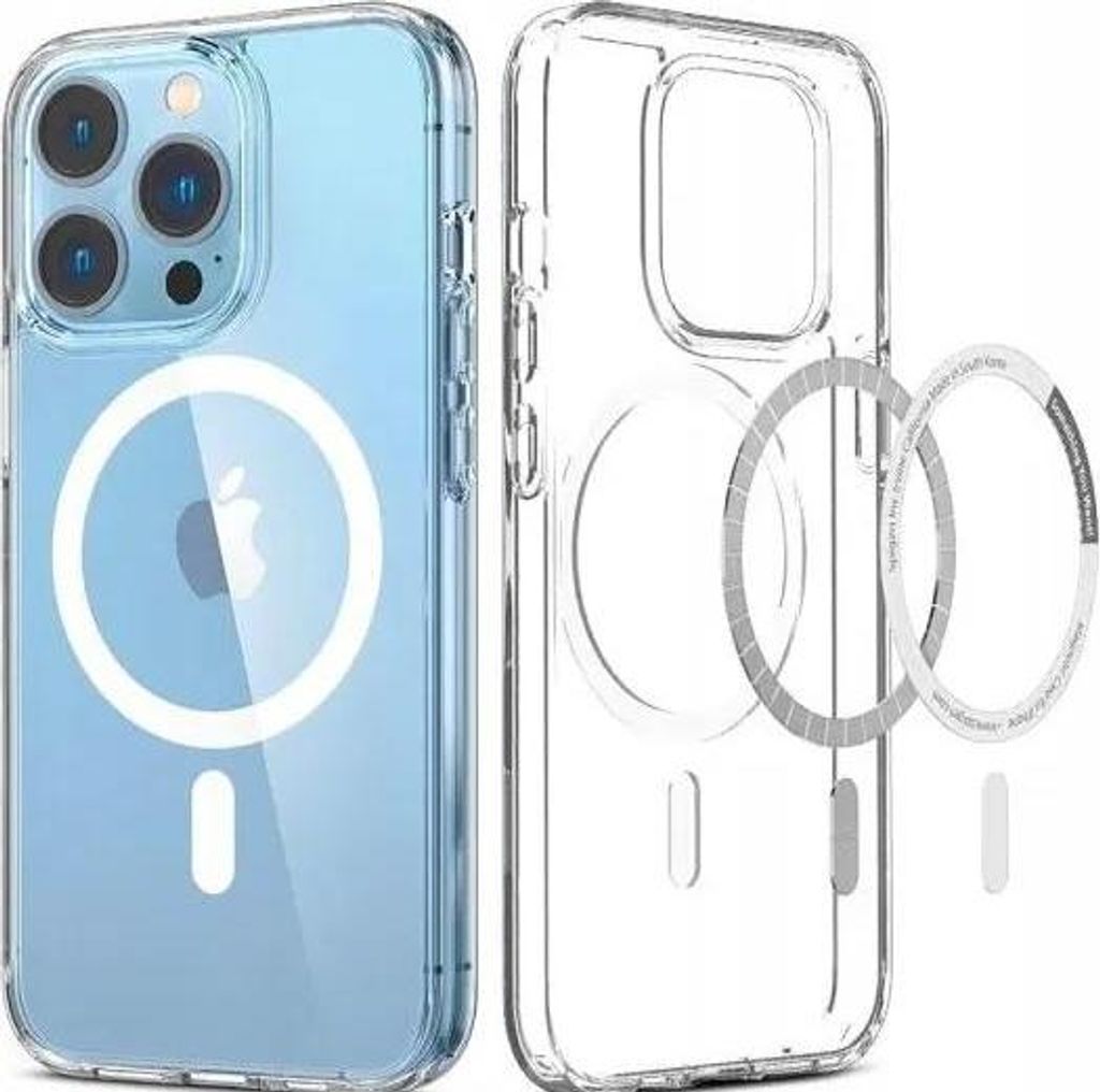 MAGSAFE Schutzhülle für Apple iPhone 13, transparent + Glas