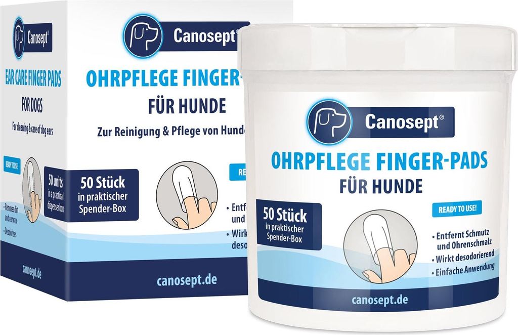 Ohrenpflege Canosept® Ohrpflege Fingerpads für Hunde 50 Produktbild 