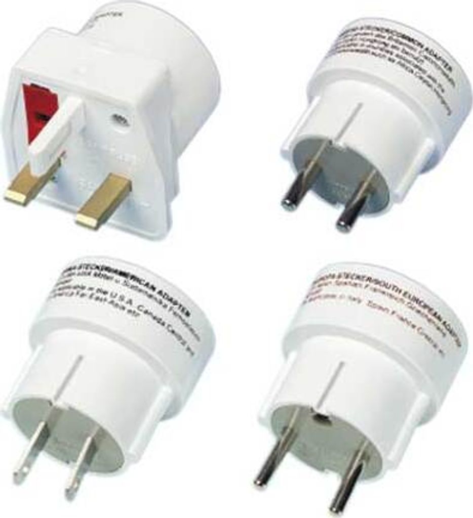 Reisestecker Set Welt, 4 teilg (7292)