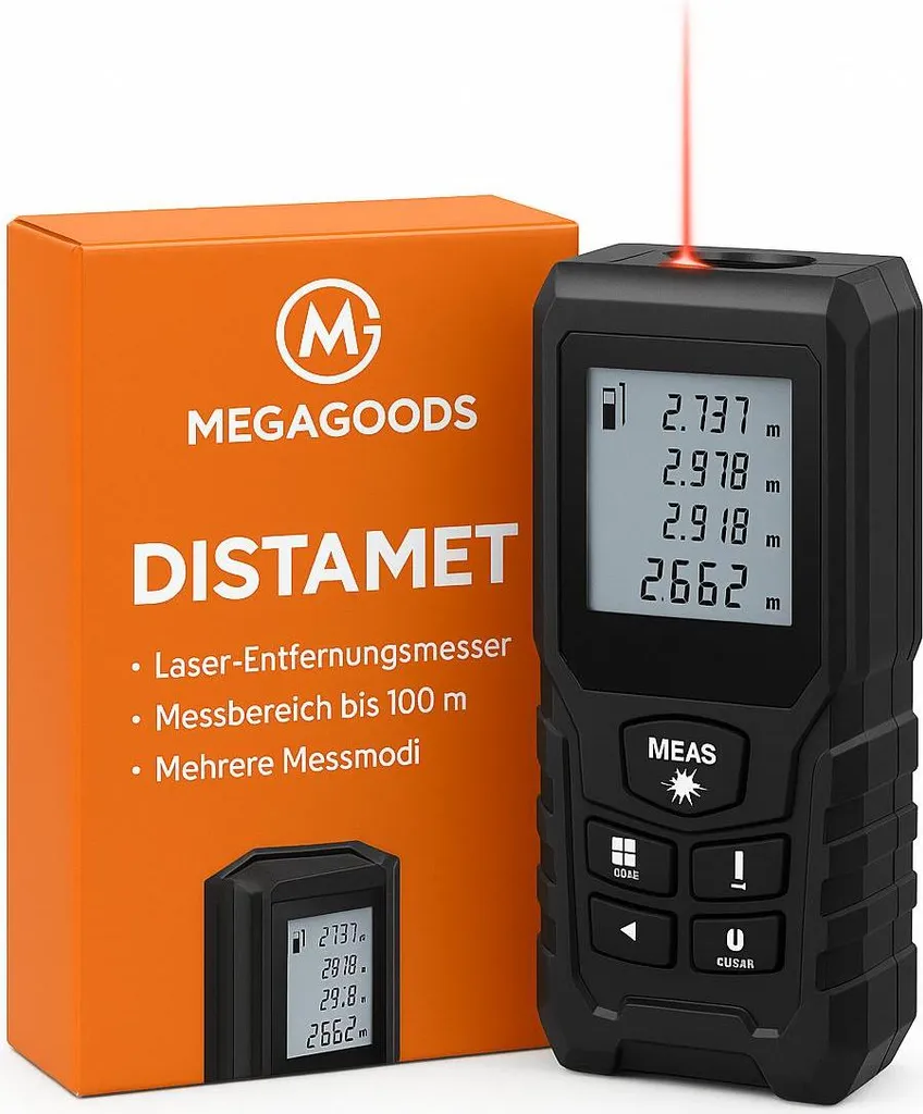 Télémètre laser HAUPTSON 100M - Télémètre numérique haute précision 100m