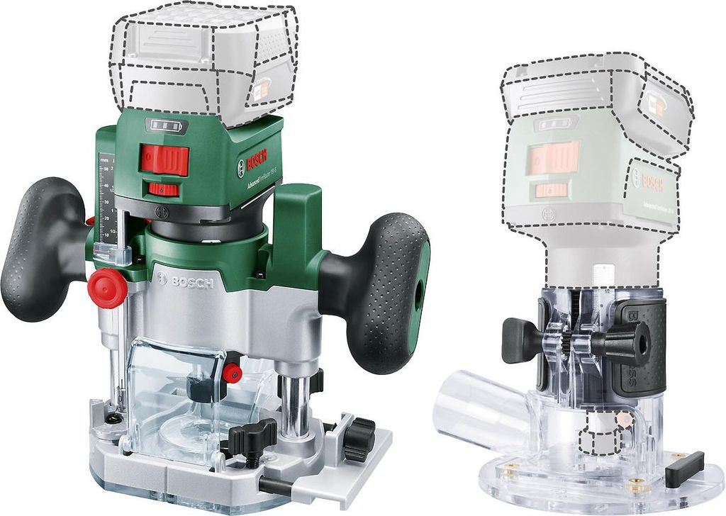 Akku-Fräse Router Combi Set Produktbild 