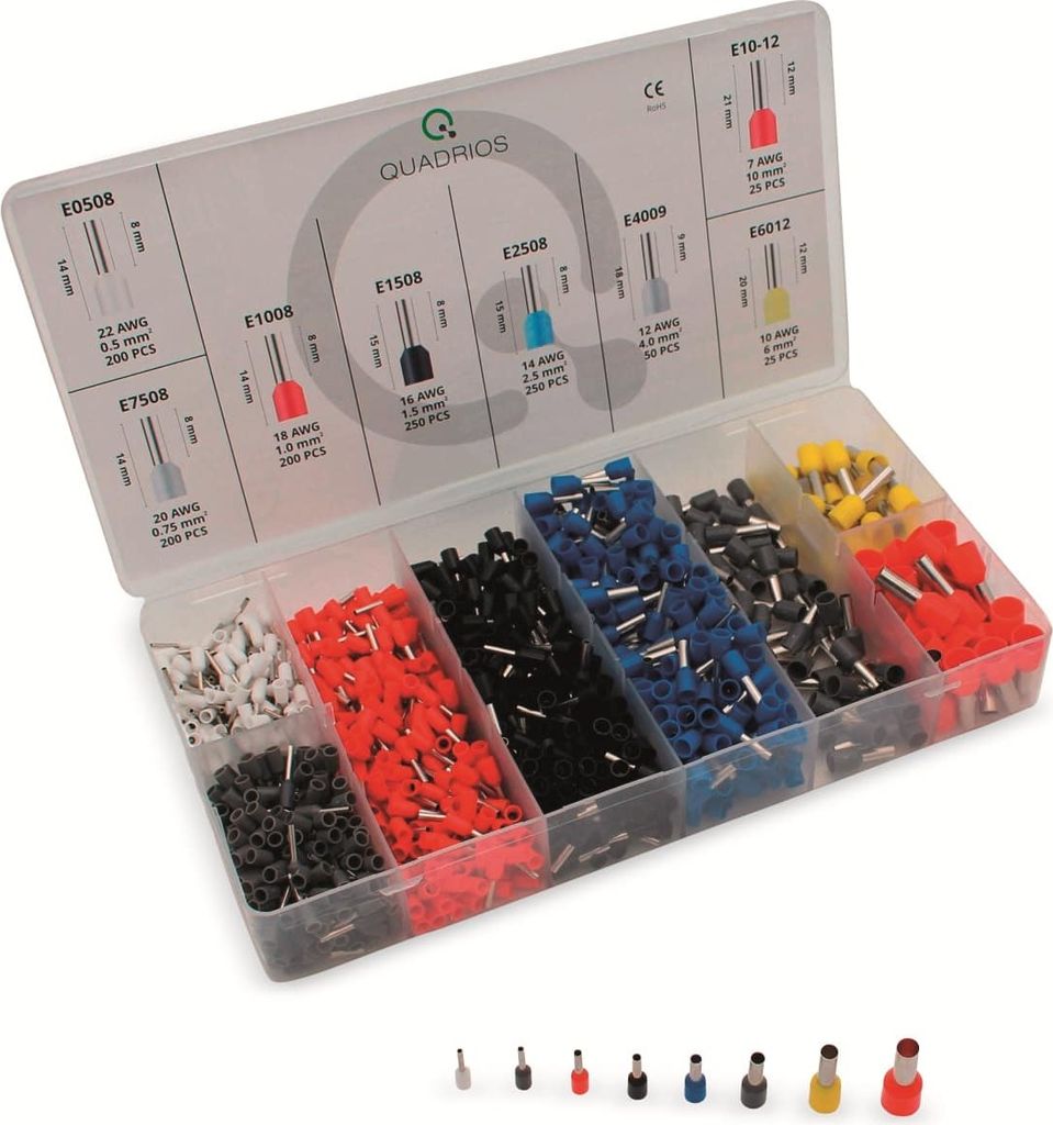 QUADRIOS Jeu d'embouts de câble, 2011C405, 440 V, 1200 Image du produit 