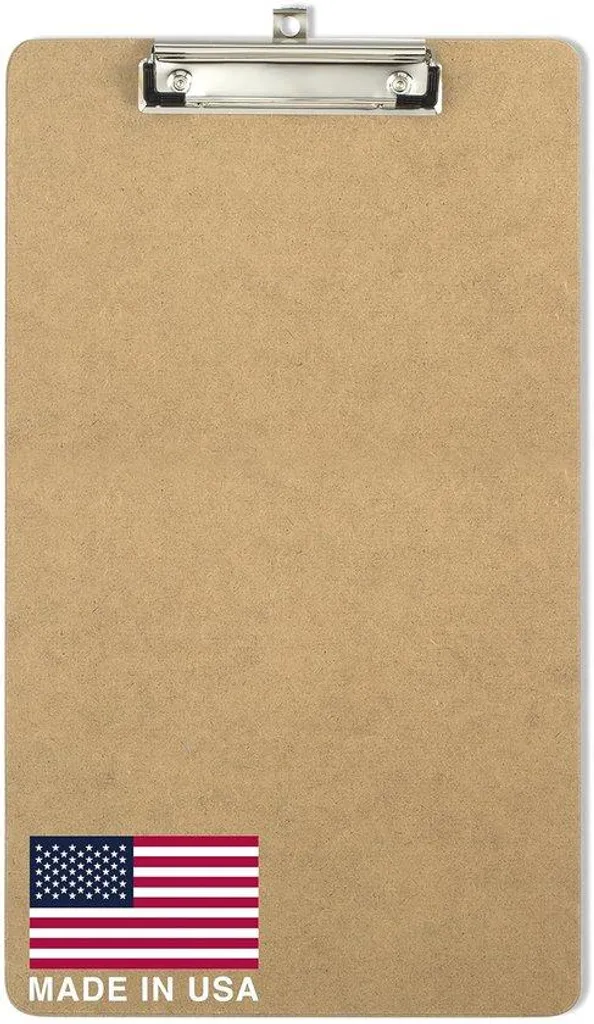 Pince à papier en bois recyclé marron - Lot de 10 clips écologiques