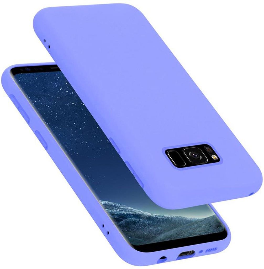 Cadorabo Schutzhülle für Samsung Galaxy S8 Hülle in Lila Handyhülle Case Cover TPU Etui