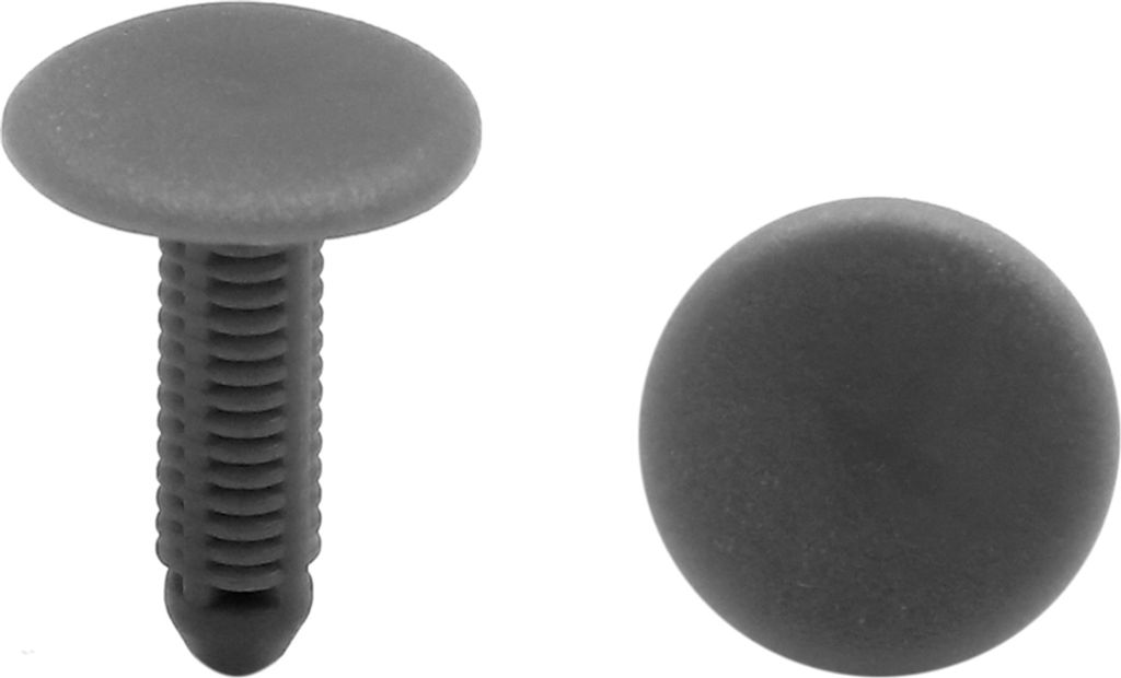 100pcs 6mm Grau Plastik Auto Loch Nieten Verschluss Stossfaenger Druecken Pin Clip DE de