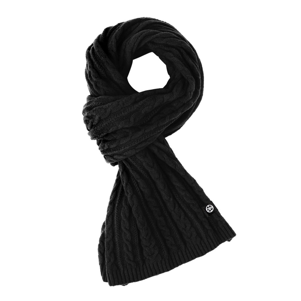 Winterschal für Damen, warm, gestrickt, dick, weich, elastisch, verdrehte Textur, breit, lang, einfarbig, elastisch, winddicht, Nackenschutz, Paar...