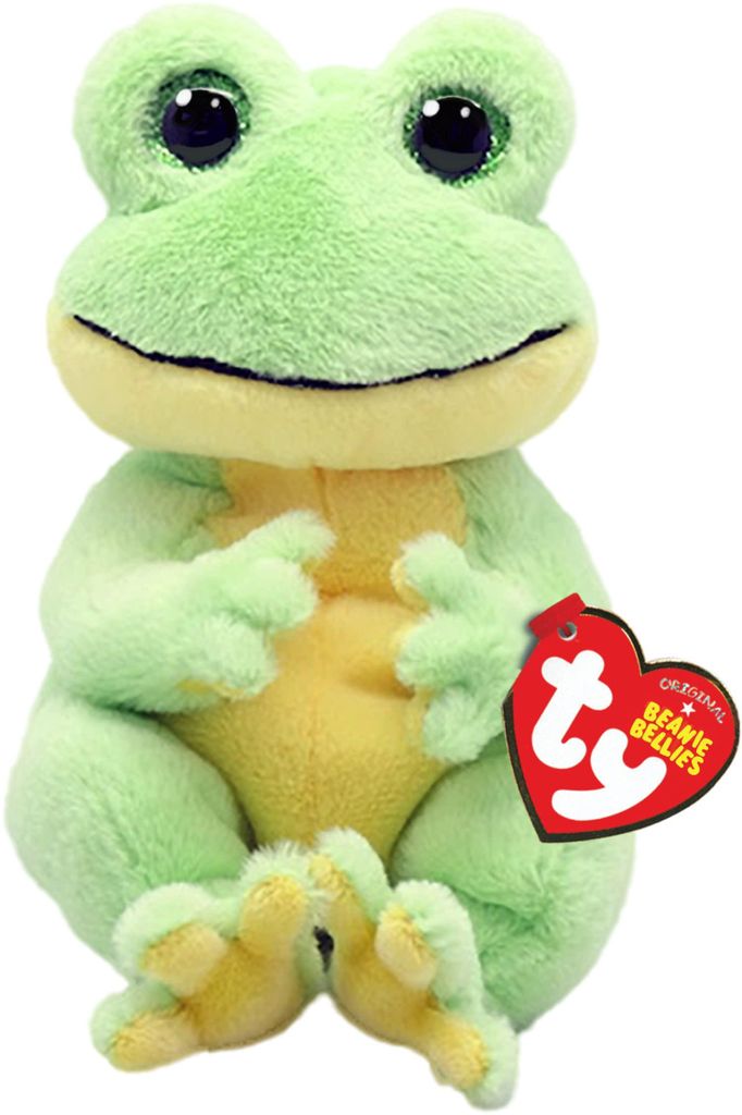 Ty Beanie Babies Bellies Snapper Frog 15cm Produktbild 