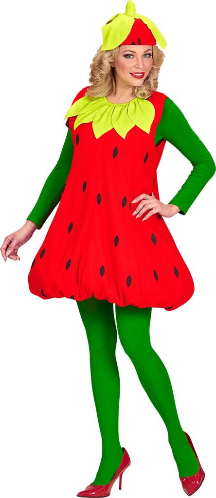 Süßes Erdbeeren Kostüm für Erwachsene Produktbild 