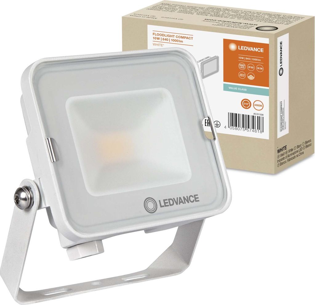 LED Spotlight FL Comp -Wert 10W 840 Sym 100 Ledvance - Wei