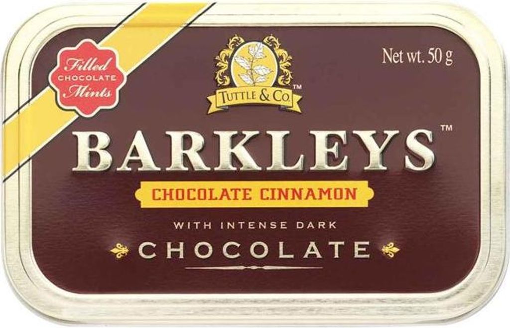 Barkleys Chocolate Cinnamon Dragees aus Zartbitter und Zimt Produktbild 