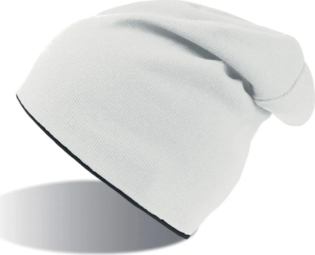 Beanie Atlantis Extreme Bianco Nero - Stile Oversize Reversibile