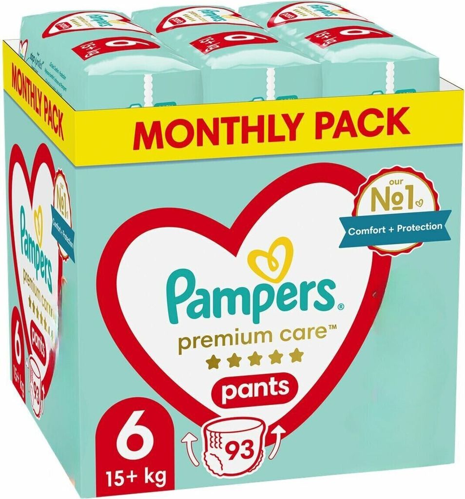 PAMPERS Premium Pants Windeln Gr. 6, 15-25kg, 93Stk Produktbild 