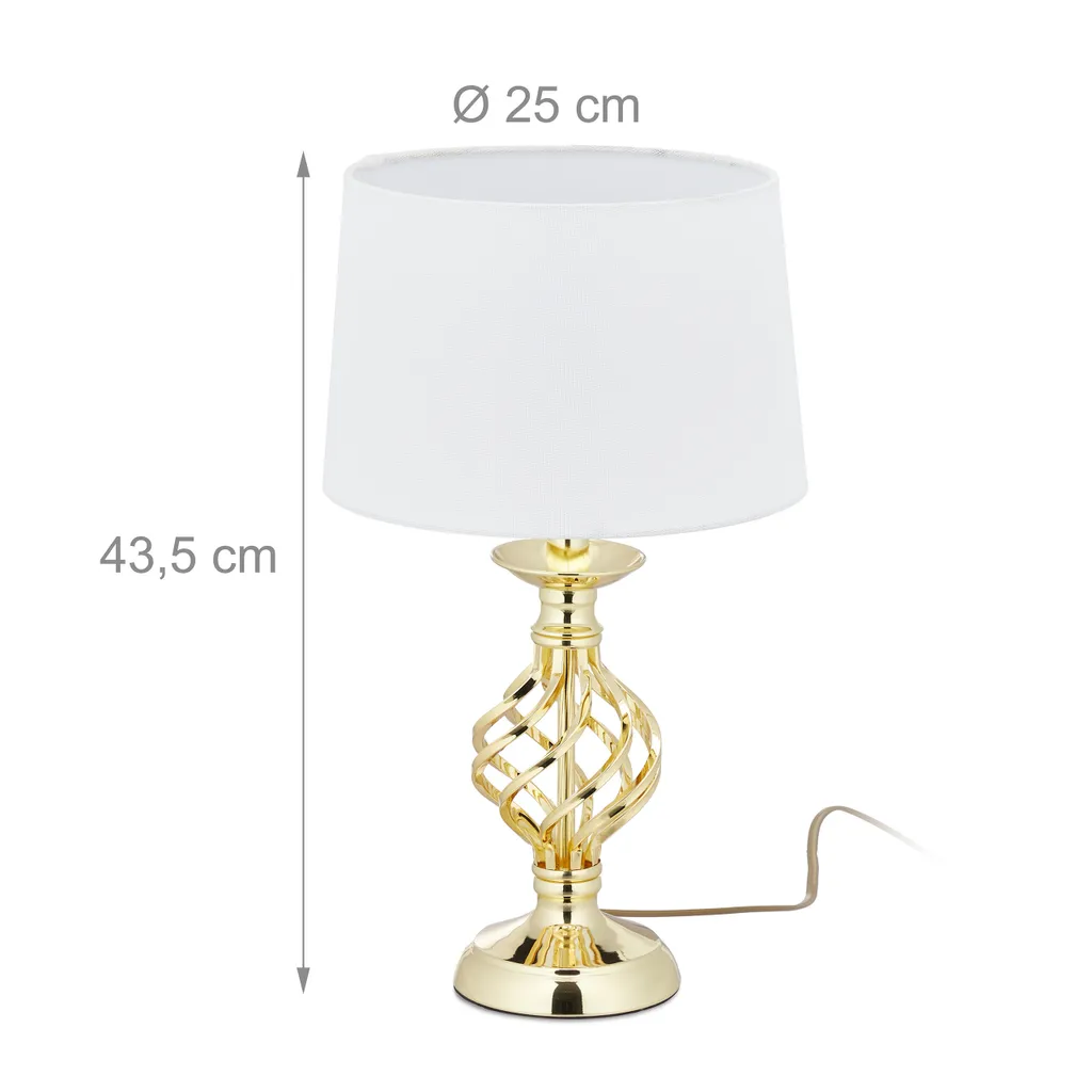 Lampe tactile salon anti-éblouissement à intensité modulable douce - 4